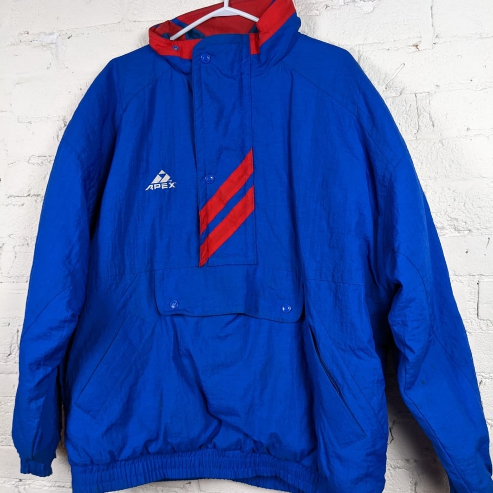 Vintage Apex Pullover Winter Jacket